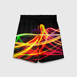 Детские шорты АБСТРАКТНЫЕ ЛУЧИ
