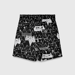 Детские шорты КОТЫ BLACK