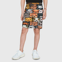 Шорты детские КОТИКИ, цвет: 3D-принт — фото 2