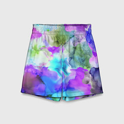 Шорты детские Акварельная краска, цвет: 3D-принт