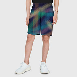 Шорты детские Разноцветная, цвет: 3D-принт — фото 2
