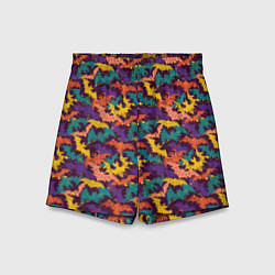 Шорты детские Летучие Мыши, цвет: 3D-принт