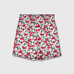 Шорты детские Французский Бульдог French, цвет: 3D-принт