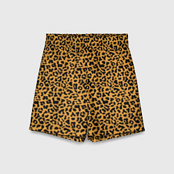 Шорты детские Леопард Leopard, цвет: 3D-принт