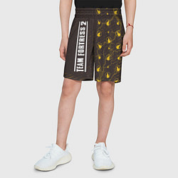Шорты детские ТИМ ФОРТРЕСС 2 - PYRO Молнии, цвет: 3D-принт — фото 2