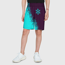 Шорты детские ГЕНШИН ИМПАКТ - КРИО Арт, цвет: 3D-принт — фото 2