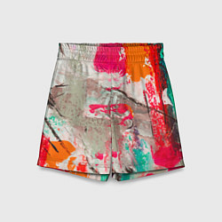 Шорты детские Кляксы Моцарта, цвет: 3D-принт