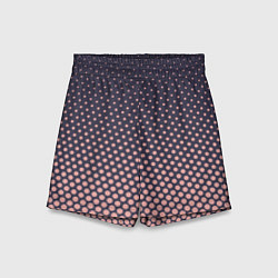 Шорты детские Паттерн в горошек, цвет: 3D-принт