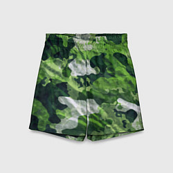 Шорты детские Camouflage Pattern Камуфляж Паттерн, цвет: 3D-принт