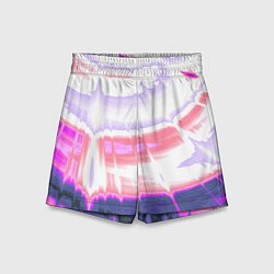 Шорты детские Тай-дай Абстракция Tie-Dye, цвет: 3D-принт