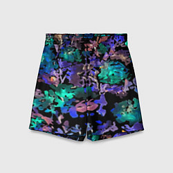 Детские шорты Floral pattern Summer night Fashion trend 2025