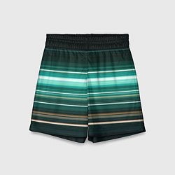 Шорты детские Градиент фейерверк, цвет: 3D-принт