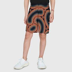Шорты детские Амебы Ржавчин, цвет: 3D-принт — фото 2