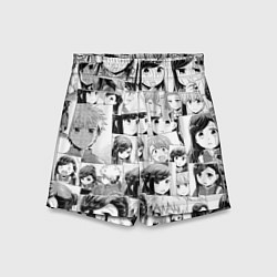 Шорты детские Власть книжного червя паттерн, цвет: 3D-принт