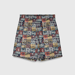 Детские шорты Спортивные логотипы