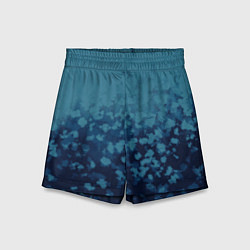 Детские шорты Абстракция синий