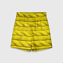 Шорты детские Жёлтый свитер - Осень-Зима 2028, цвет: 3D-принт