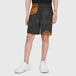 Шорты детские Необычный камуфляж, цвет: 3D-принт — фото 2