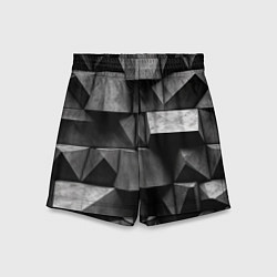 Детские шорты Обман зрения и каменные плиты