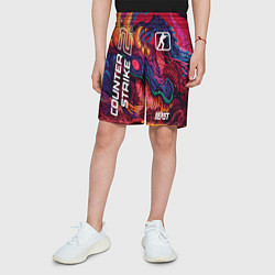Шорты детские CS 2 hyper beast, цвет: 3D-принт — фото 2