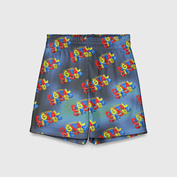Шорты детские The amazing digital circus pattern, цвет: 3D-принт