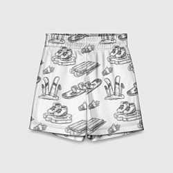 Шорты детские Покатушки, цвет: 3D-принт