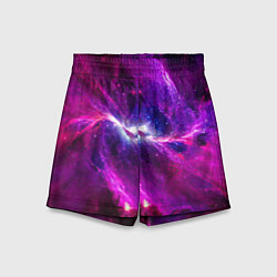Шорты детские Фантастическая галактика, цвет: 3D-принт