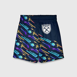 Детские шорты West Ham градиентные мячи