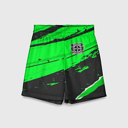 Детские шорты Bayer 04 sport green