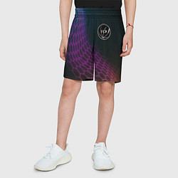 Шорты детские Porto футбольная сетка, цвет: 3D-принт — фото 2