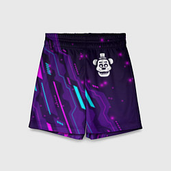 Детские шорты FNAF neon gaming