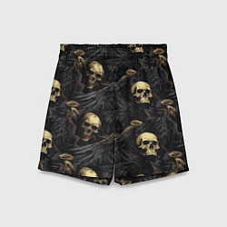 Шорты детские Поле падших ангелов, цвет: 3D-принт