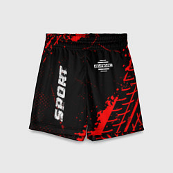Шорты детские Haval red sport tires, цвет: 3D-принт