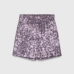 Шорты детские Сине-розовый текстура камень, цвет: 3D-принт