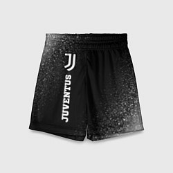 Детские шорты Juventus sport на темном фоне по-вертикали