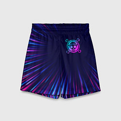 Детские шорты One Piece neon blast lines