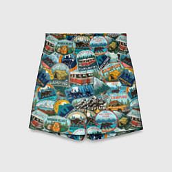 Детские шорты Adventure stickers