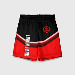 Шорты детские Linkin park geometry line steel, цвет: 3D-принт