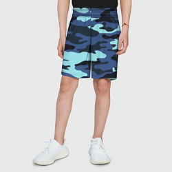 Шорты детские Камуфляж спецназа, цвет: 3D-принт — фото 2