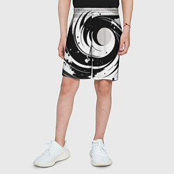 Шорты детские Экспрессивная абстракция - нейроарт, цвет: 3D-принт — фото 2