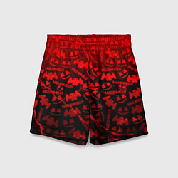 Шорты детские Marshmello storm, цвет: 3D-принт