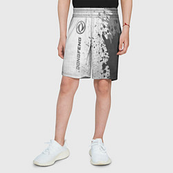 Шорты детские Dongfeng - white gradient по-вертикали, цвет: 3D-принт — фото 2