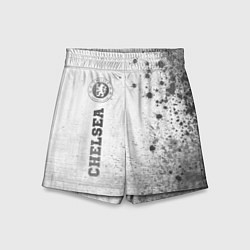 Шорты детские Chelsea - white gradient по-вертикали, цвет: 3D-принт
