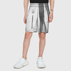Шорты детские Galatasaray - white gradient по-вертикали, цвет: 3D-принт — фото 2