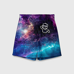 Шорты детские Stumble Guys space game, цвет: 3D-принт