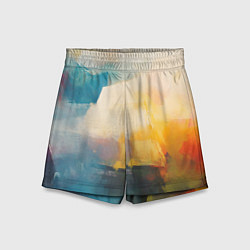 Детские шорты Живопись мазками