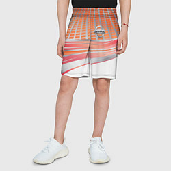 Шорты детские Nissan auto car, цвет: 3D-принт — фото 2