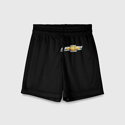 Шорты детские Chevrolet logo, цвет: 3D-принт