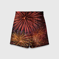 Детские шорты Яркий красочный фейерверк