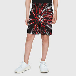 Шорты детские Красно-белая инфекция, цвет: 3D-принт — фото 2